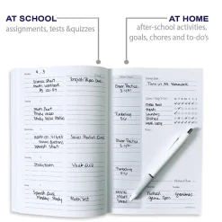 Academic Planners|Kahootie Co. It's That Kinda Day School & After School 9" x 6" Monthly & Weekly Planner, Teal Polka Dots (ITKSTPD)
