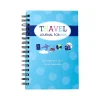 Journals|Kahootie Co. Travel Journal For Kids Hardcover Journal, 5.5" x 8.5", Wide Ruled, Blue/Teal, 60 Pages (TRAVTB-H)