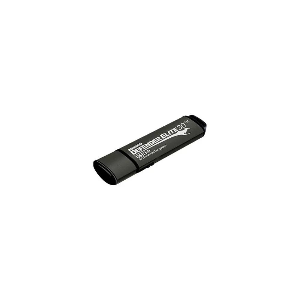 Clearance Kanguru Defender Elite30 128GB USB 3.2 Flash Drive, Black (KDFE30-128G)