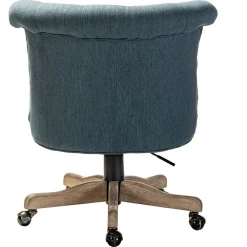 Office Chairs*Karat Home Armless Fabric Swivel Task Chair, Blue (HOFMSY0096-BLUE)