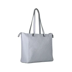 Tanya Gray Vegan Leather Tote Bag, Medium (21804GREY)<Karla Hanson Discount