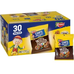 Keebler M&M's Chip Deluxe Mini Chocolate Cookies, 1.6 oz., 30/Box (209-00466)