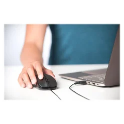 New Kensington Mouse for Life K74531WW USB Wired Optical Three-Button Mouse, Black