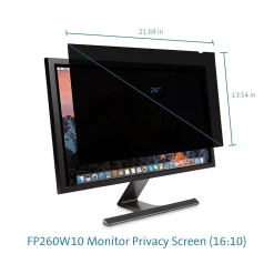 Anti-Glare Reversible Privacy Screen for 26" Widescreen Monitor, 16:10 (K52113WW)<Kensington Best