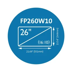 Anti-Glare Reversible Privacy Screen for 26