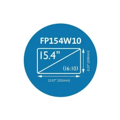 Anti-Glare Reversible Privacy Screen for 15.4