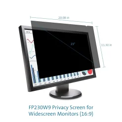 Anti-Glare Reversible Privacy Screen for 23" Widescreen Monitor (16:9) (K55798WW)<Kensington