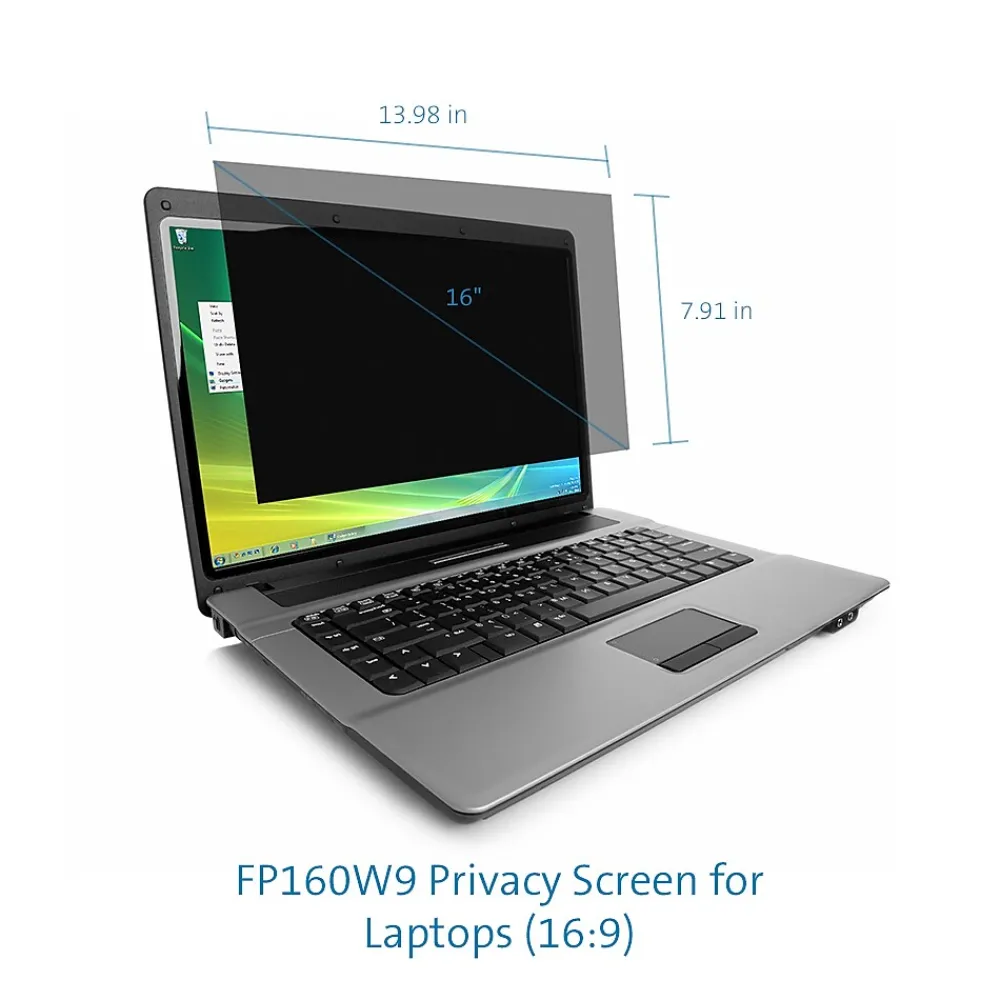 Anti-Glare Reversible Privacy Screen for 16" Widescreen Laptop, 16:9 (K52125WW)<Kensington Outlet
