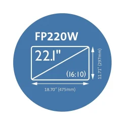 Anti-Glare Reversible Privacy Screen for 22.1