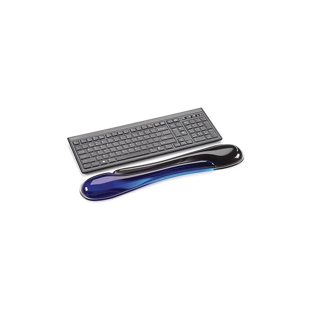 Sale Kensington Duo Gel Keyboard Wrist Rest, Black/Blue (62397)
