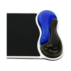 Sale Kensington Duo Gel Mouse Pad/Wrist Rest Combo, Black/Blue (62401)