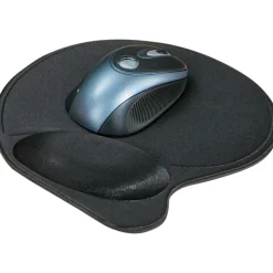 Online Kensington Ergonomic Wrist Pillow Gel Mouse Pad/Wrist Rest, Non-Skid Base, Black (L57822US)