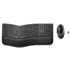 Clearance Kensington Pro Fit Wireless Ergonomic Keyboard and Optical Mouse Combo, Black (K75406US)