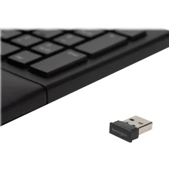 Clearance Kensington Pro Fit Wireless Ergonomic Keyboard and Optical Mouse Combo, Black (K75406US)