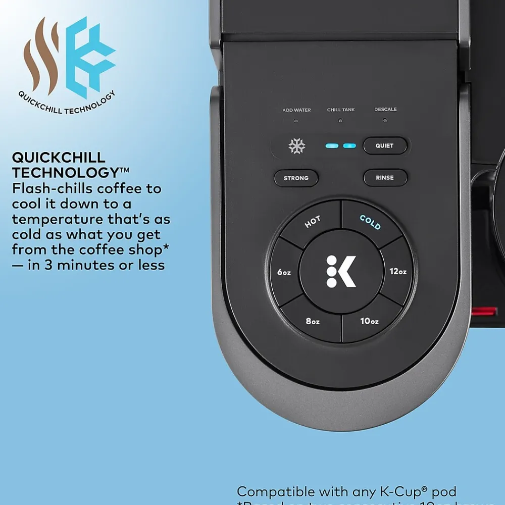 Keurig ® K-Brew + Chill Single Serve Coffee Maker, Black (5000380296)