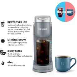 Keurig ® K-Iced Single Serve Coffee Maker, Arctic Gray (5000371871)