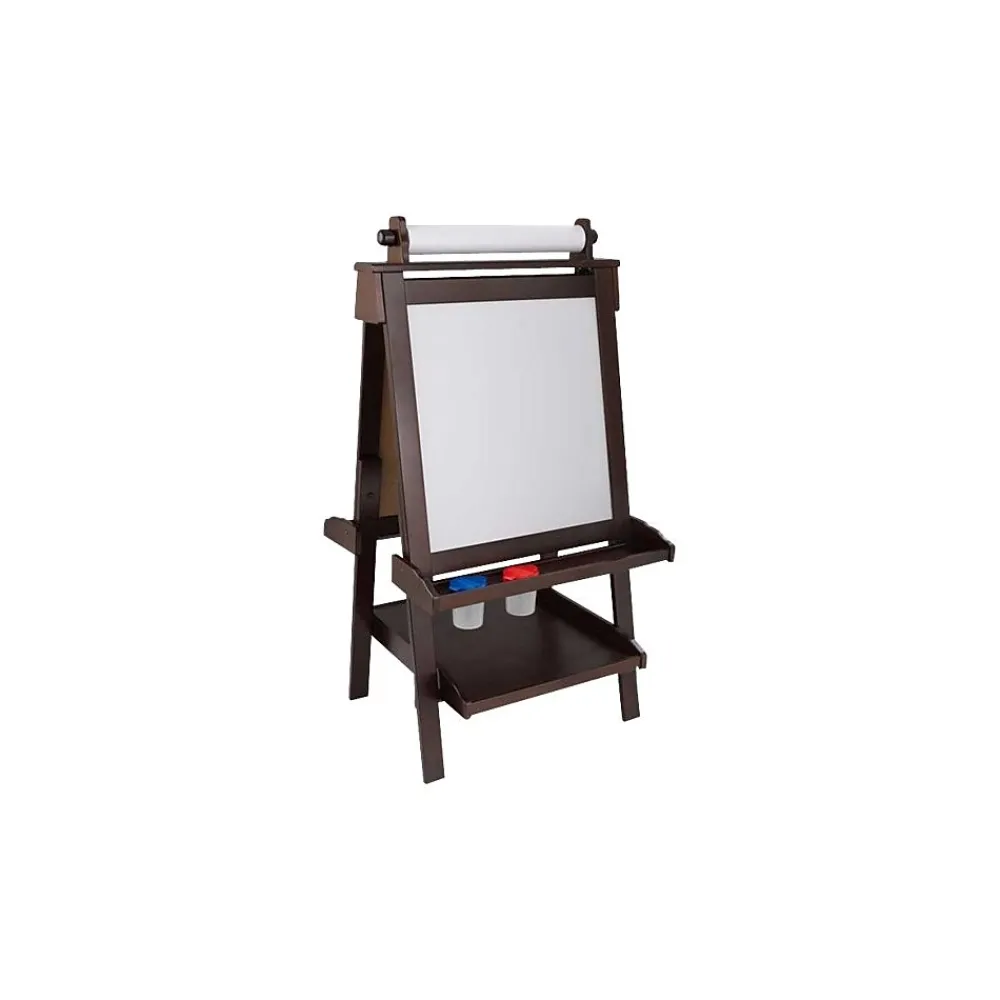 Dry Erase*KidKraft Deluxe Dry/Wet Erase Easel, 48", Espresso Laminated Wood (62019)