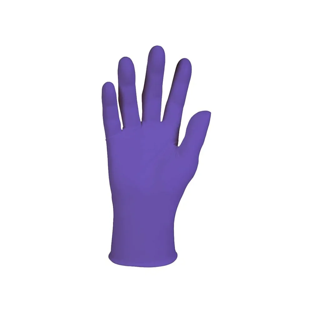 Powder Free Nitrile Exam Gloves, Medium, Purple, 100/Box (55082)<Kimberly-Clark Clearance