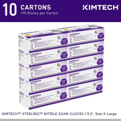 Sterling Nitrile Exam Gloves, X-Large, Silver, 170/Box (50709)<Kimberly-Clark Professional Discount