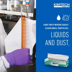 Science Kimwipes Delicate Task Durable Fibers Cleaning Wipers, 16.6