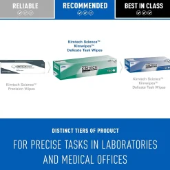 Science Kimwipes Delicate Task Durable Fibers Cleaning Wipers, 16.6