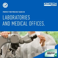 SCIENCE KIMWIPES Delicate Task Durable Fibers Cleaning Wipers, 8.4