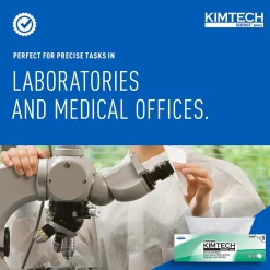 Science Kimwipes Delicate Task Virgin Fiber Cleaning Wipers, 14.7