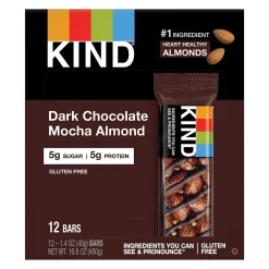 KIND Bar, Dark Chocolate Mocha Almond, 1.4 Oz., 12/Box (PHW18554)