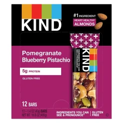 KIND Gluten Free Pomegranate Blueberry Pistachio Nutrition Bar, 1.4 oz., 12 Bars/Box (PHW17221)