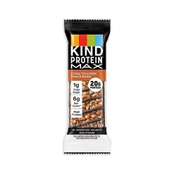 KIND Protein MAX Gluten Free Crispy Chocolate Peanut Butter Protein Bar, 2.2 oz., 12 Bars/Box (43470)
