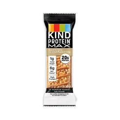 KIND Protein MAX Gluten Free Sweet & Salty Caramel Peanut Crisp Protein Bar, 2.2 oz., 12 Bars/Box (43475)