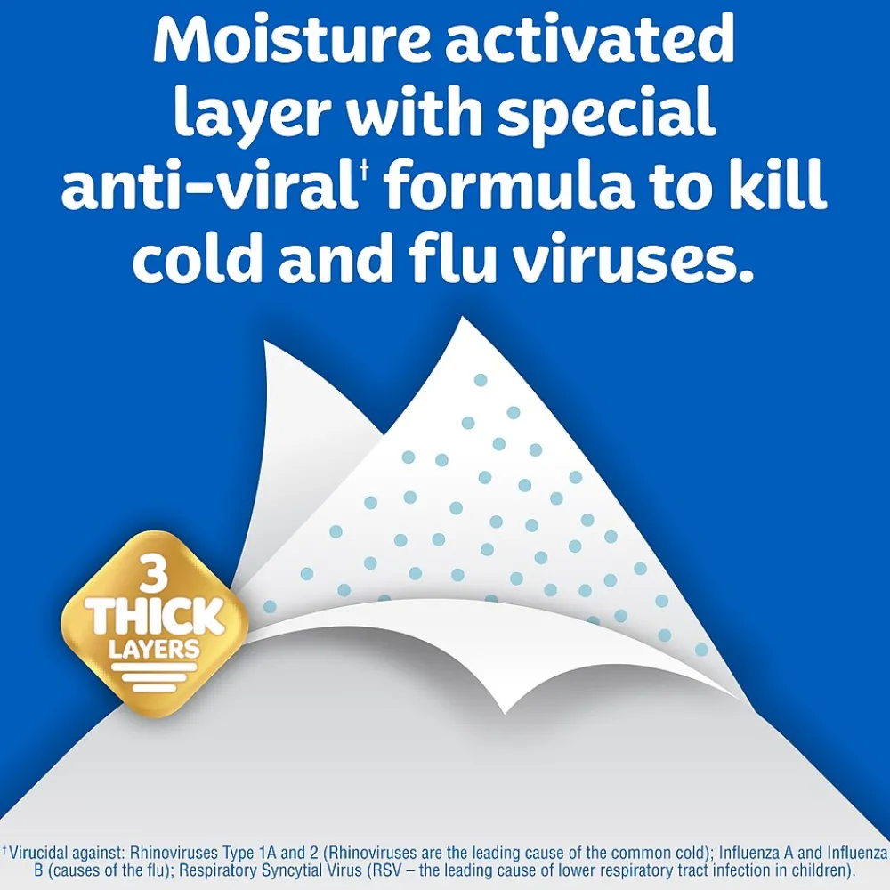 Boutique Antiviral Facial Tissue, 3-Ply, 55 Sheets/Box, 27/Carton (49978)<Kleenex Outlet