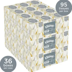 Boutique Facial Tissue, 2-ply, 95 Tissues/Box, 36 Boxes/Pack (21200)<Kleenex