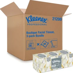 Boutique Facial Tissue, 2-ply, 95 Tissues/Box, 36 Boxes/Pack (21200)<Kleenex