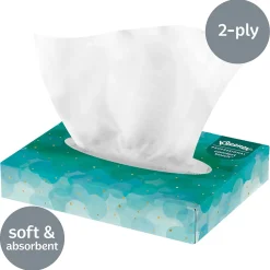 Junior Facial Tissue, 2-ply, 48 Tissues/Box, 64 Boxes/Pack (21195)<Kleenex Discount