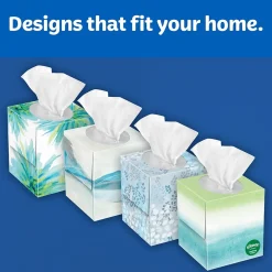 Lotion Facial Tissue, 3-ply, 120 Sheets/Box, 4 Boxes/Pack (50179)<Kleenex Online