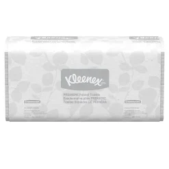Kleenex Premiere Recycled Multifold Paper Towels, 1-ply, 120 Sheets/Pack, 25 Packs/Carton (13253)