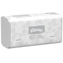 Kleenex Premiere Recycled Multifold Paper Towels, 2-ply, 120 Sheets/Pack, 25 Packs/Carton (13254)