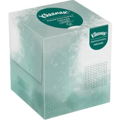 Professional Naturals Cube Facial Tissue, 2-ply, White, 90 Tissues/Box, 36 Boxes/Case (21272)<Kleenex Outlet