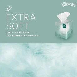 Professional Naturals Cube Facial Tissue, 2-ply, White, 90 Tissues/Box, 36 Boxes/Case (21272)<Kleenex Outlet