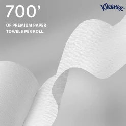 Kleenex Professional Recycled Hardwound Paper Towels, 1-ply, 700 ft./Roll, 6 Rolls/Carton (25637)