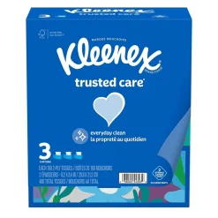 Standard Facial Tissue, 2-Ply, 160 Sheets/Box, 3 Boxes/Pack (54303)<Kleenex Outlet
