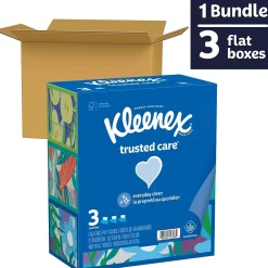 Standard Facial Tissue, 2-Ply, 160 Sheets/Box, 3 Boxes/Pack (54303)<Kleenex Outlet