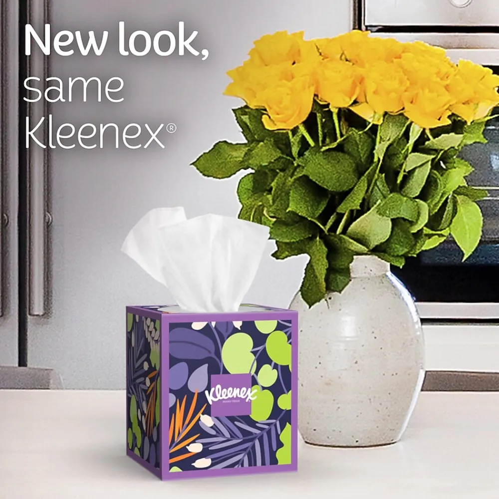 Ultra Soft Facial Tissues, 3-Ply, 60 Sheets/Box, 27 Boxes/Pack (54277)<Kleenex Sale