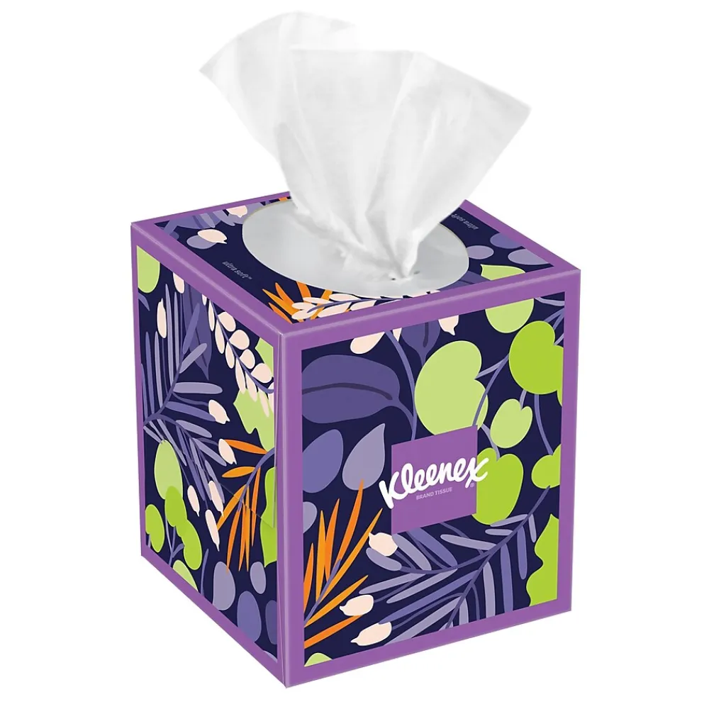 Ultra Soft Facial Tissues, 3-Ply, 60 Sheets/Box, 27 Boxes/Pack (54277)<Kleenex Sale