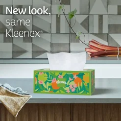 Ultra Soft Facial Tissue, 3-Ply, 120 Tissues/Box, 3 Boxes/Pack (54314)<Kleenex Discount