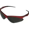 KleenGuard Nemesis Safety Eyewear, Polycarbonate, Smoke, Red (22611)