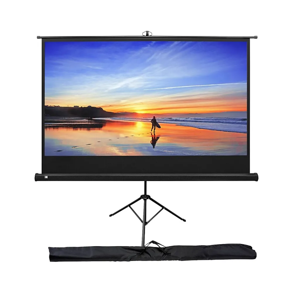 Kodak 80" Manual Tripod Projector Screen, Matte White (RODPJSTS80.16)