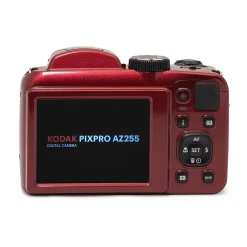 Kodak PIXPRO 16MP Bridge Digital Camera, 25x Optical Zoom, Red (AZ255-RD)