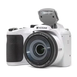 Kodak PIXPRO 16MP Bridge Digital Camera, 25x Optical Zoom, White (AZ255-WH)